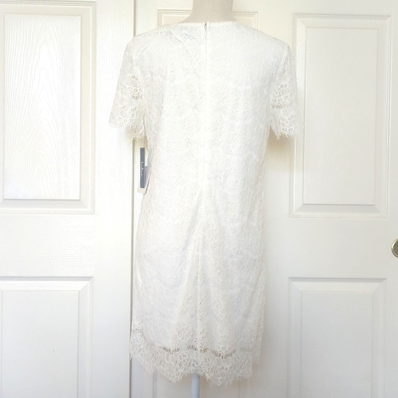 Lulu's Take Me to Brunch Ivory Lace Shift Dress - Picture 8 of 11